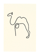 The Camel (Silkscreen print) art print