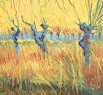 Pollarded Willows and Setting Sun, 1888 art print
