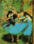 Blue Dancers art print