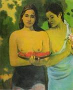Deux Thaitiennes art print