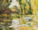 Waterlily Pond: The Bridge art print