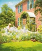 Betty in the Garden art print
