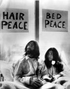 John Lennon in bed with Yoko Ono giclee art print