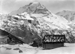 Jungfrau mountain peak giclee art print