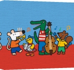 Lucy Cousins art print - Maisy and the Band poster
