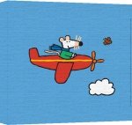 Lucy Cousins art print - Maisy flies a plane poster