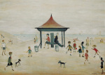On the sands, Berwick on Tweed art print