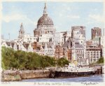 St. Paul's from the Thames art print