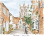 Farnham - Upper Church Lane art print