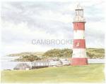 Plymouth - Smeatons Tower art print