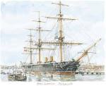 Portsmouth - HMS Warrior art print