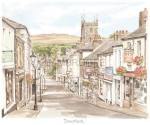 Tavistock - street scene art print