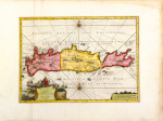 L'Ile de Candie Anciennement Crete c1733 art print