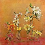 Lilies In Vases I art print