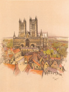 Lincoln Cathedral art print