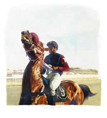 The Turf Club art print by Alan Brassington
