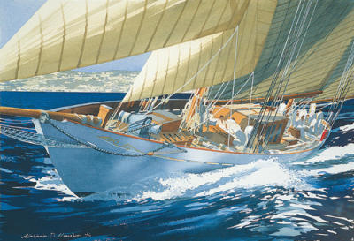 Bow Wave art print by Alastair Houston