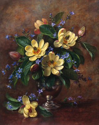 Le vase fleuri art print by Albert Williams