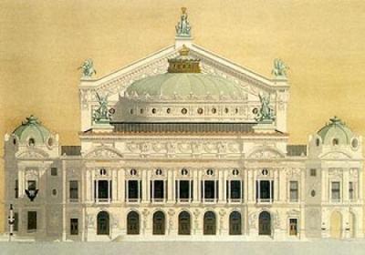 Opera de Paris Garnier art print by Andras Kaldor