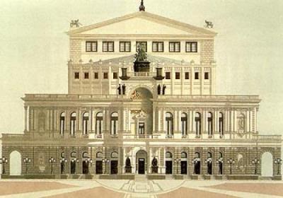 Staatsoper, Dresden art print by Andras Kaldor
