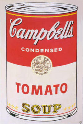 Campell's Soup art print by Andy Warhol