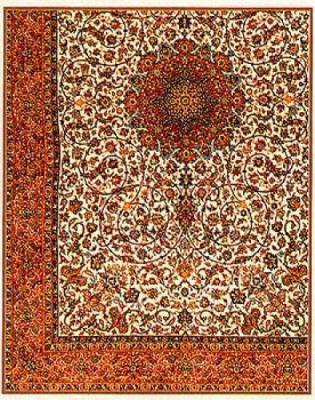 Middle Eastern Rug I art print by Anonymous