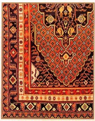 Middle Eastern Rug III art print by Anonymous