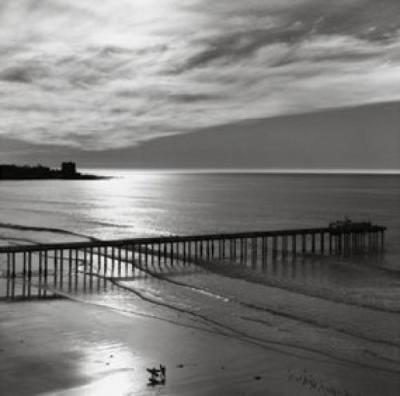 The Scripps Pier, 1966 art print by Ansel Adams
