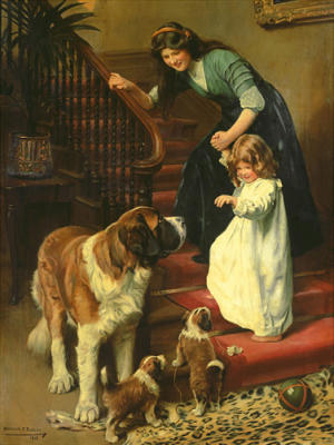 Good Night art print by Arthur Elsley