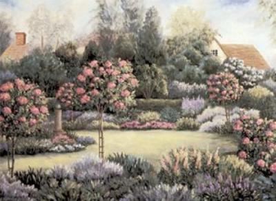 The Rose Garden art print by Barbara Felisky