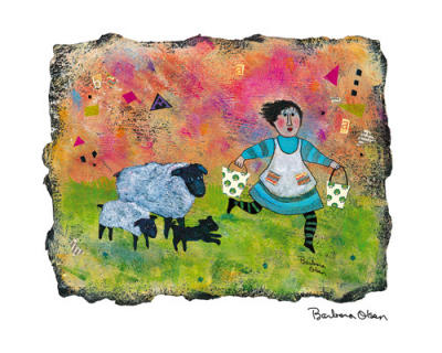 Baa Baa art print by Barbara Olsen