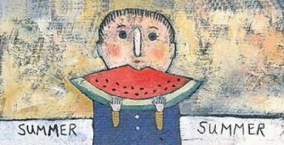 Summer art print by Barbara Olsen