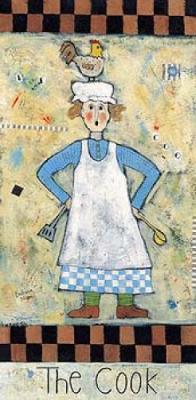 The Cook art print by Barbara Olsen