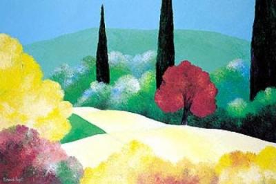 Jardin d'Automne art print by Bernard Payet