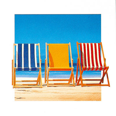 Summer Stripes art print by Bernie Walsh