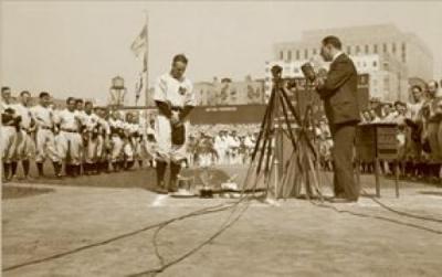 Lou Gehrig Farewell art print by Bettmann-Corbis