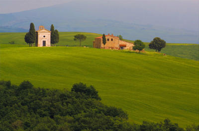 Chapel Tuscany art print by Bill Philip