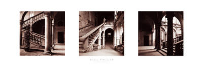 Palazzo Staircase art print by Bill Philip