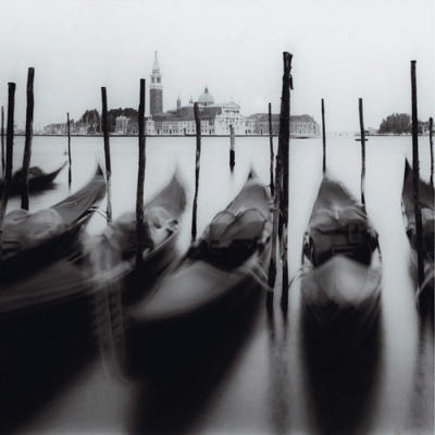 Venetian Gondolas I art print by Bill Philip