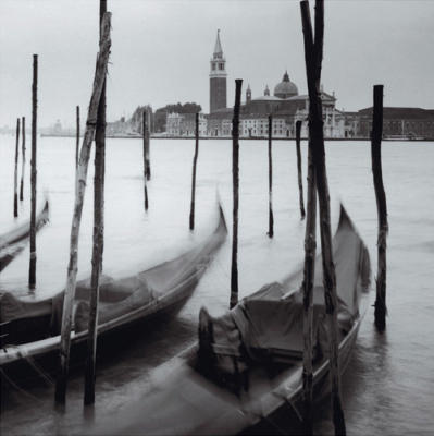 Venetian Gondolas III art print by Bill Philip
