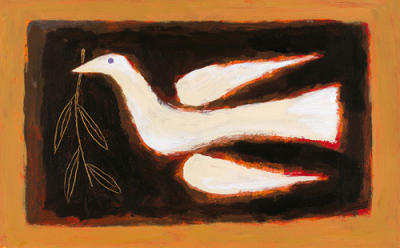 Nesting Bird art print by Breon O'Casey