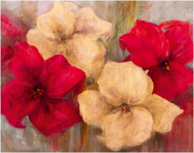 Lily Reds art print by Carson
