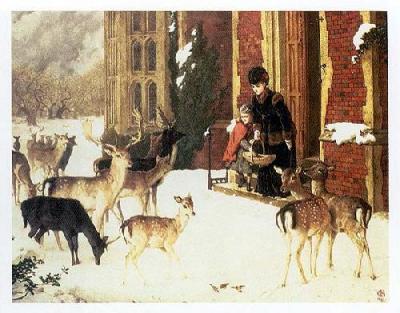 The Sisters Of Charity art print by Charles Burton Barber