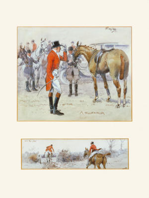 A Hell Of A Feller art print by Charles Payne