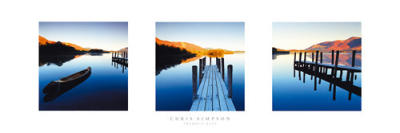 Tranquil Blue art print by Chris Simpson