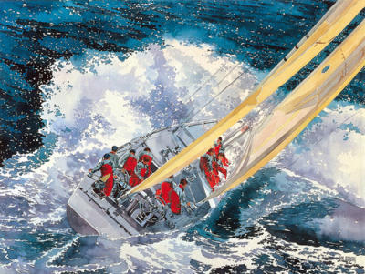 Close Hauled art print by Dan Jacobson