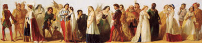 Procession of Shakespeare Characters
