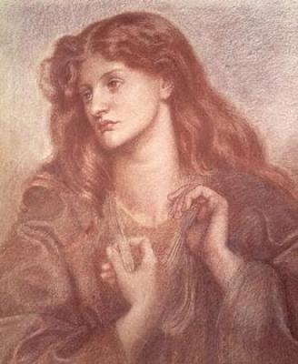 Study for a Portrait art print by Dante Gabriel Rossetti