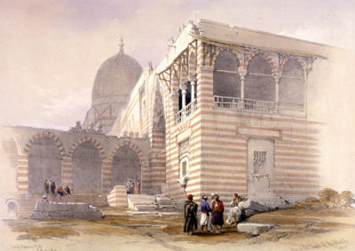 Tomb of the Khalifs art print by David Roberts