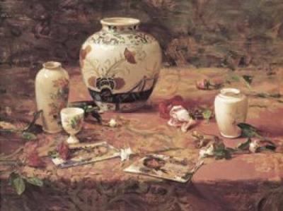 The Artist's Table art print by Del Gish
